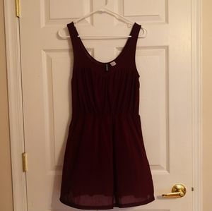 Divided Maroon dress